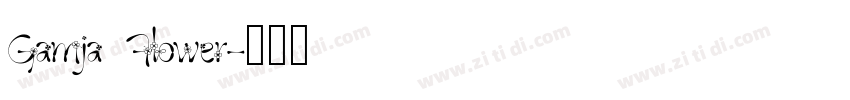 Gamja Flower字体转换